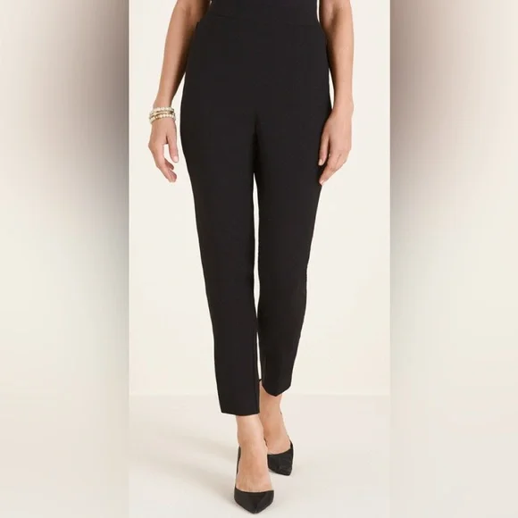 Chico's Size 0 TALL (Standard size 4T) Tapered Ankle Pants - Picture 1 of 7